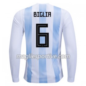 Completo Calcio Argentina Biglia 6 Divisa Prima Mondiali 2018 ML